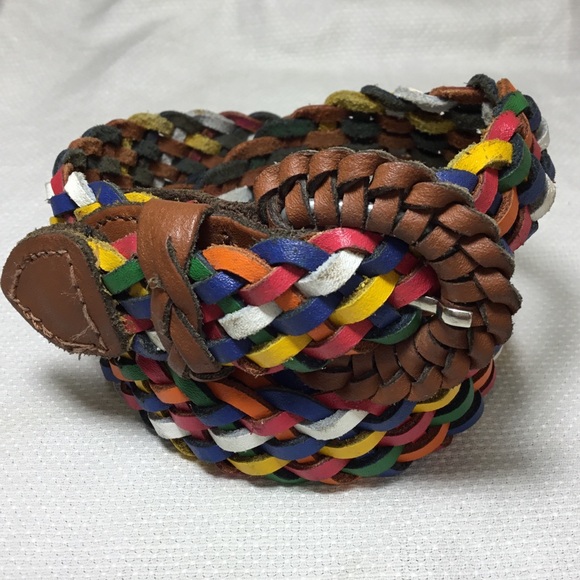 Vintage Capezio Braided Rainbow Belt Size Medium 38” - Picture 2 of 4